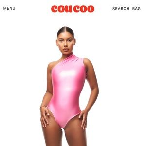 Coucoo JANI BODYSUIT - ROSEWATER FIZZ/PINK Sz L